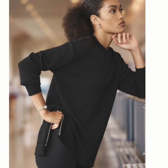 VARLEY Charter Blush Pink Sweatshirt Sweater Super Soft Top - Size M - Picture 2 of 5